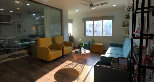 Comfortable patient waiting lounge